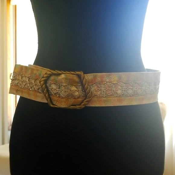 Accessories - Beautiful 2 1/4 inch wide belt.  No markings. 37 1/2 long.   7/20 list